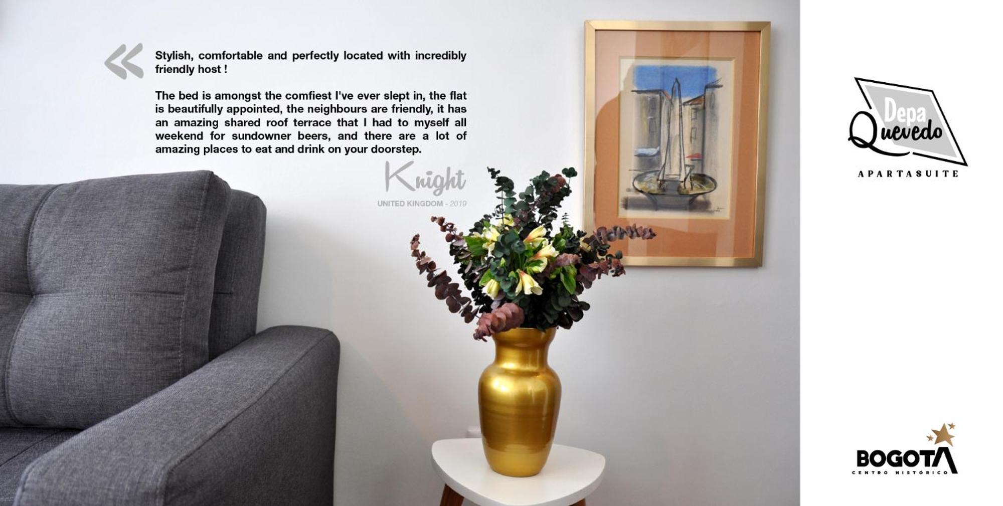 Depa Quevedo - Trendy Revamped Flat - Exceptional Spot In Bogota'S Historic Colonial Square - Candelaria Экстерьер фото