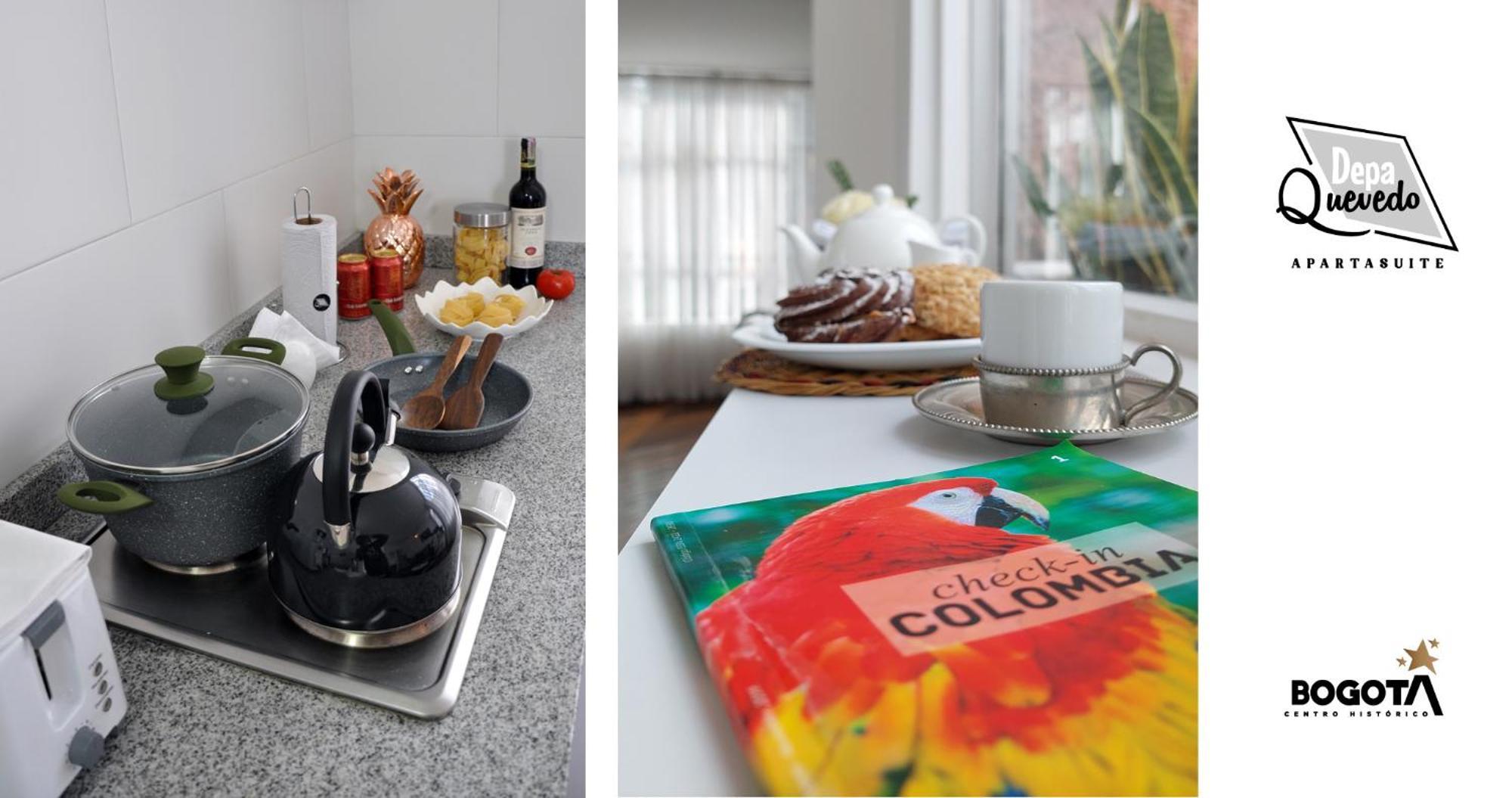 Depa Quevedo - Trendy Revamped Flat - Exceptional Spot In Bogota'S Historic Colonial Square - Candelaria Экстерьер фото